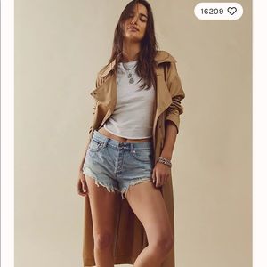 Free People Loving Good Vibrations Cutoffs
